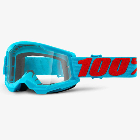 100 PROCENT GOGLE MODEL STRATA 2 SUMMIT CLEAR LENS KOLOR CZARNY SZYBKA PRZEZROCZYSTA                                                   