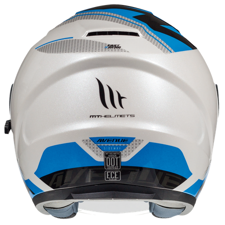 MT KASK OTWARTY JET Z BLENDĄ AVENUE SIDEWAY KOLOR NIEBIESKI/BIAŁY